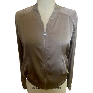 EXPRESS Taupe Poly/Spandex Jacket